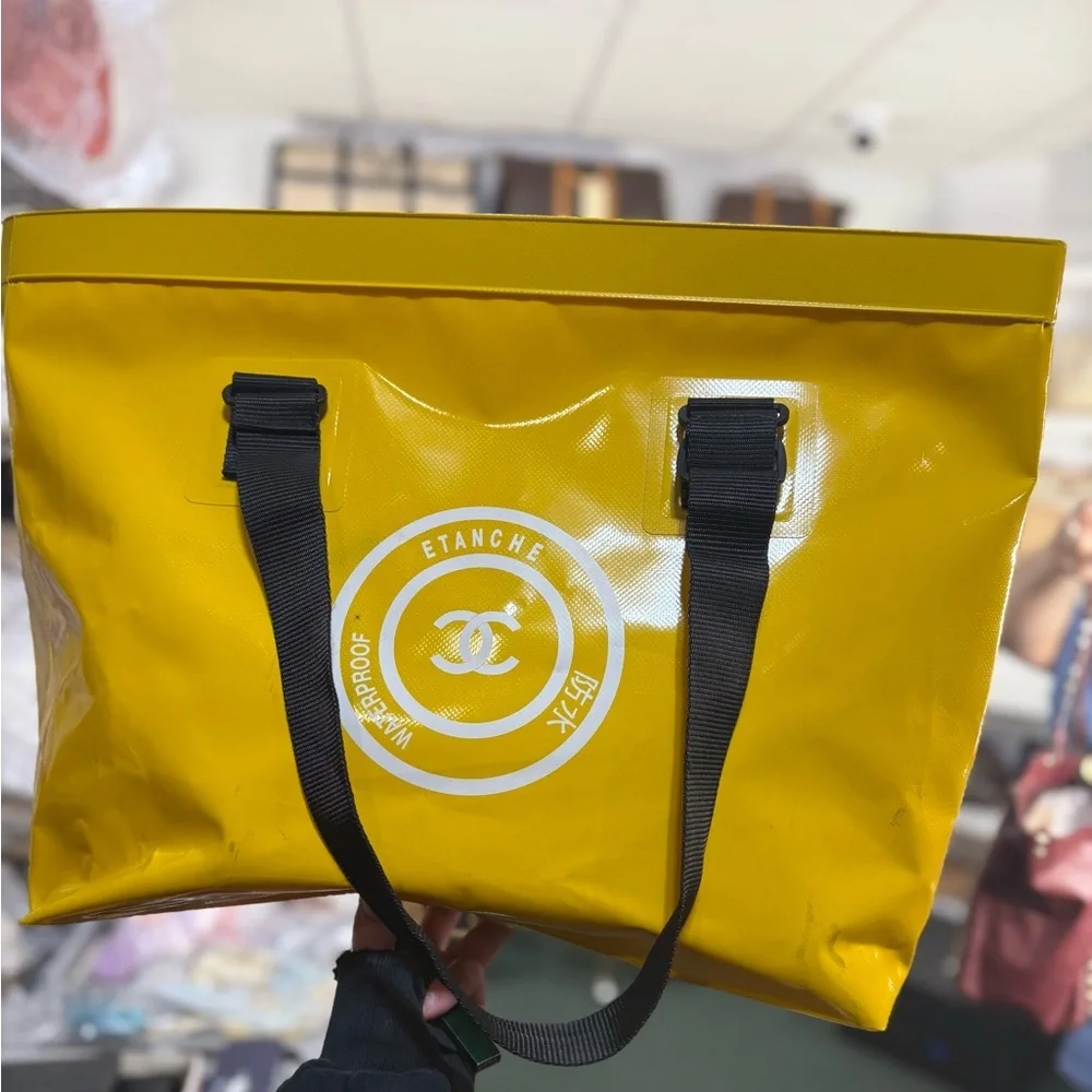 Rare Chanel Yellow Tote